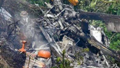 हेलिकॉप्टर हादसे