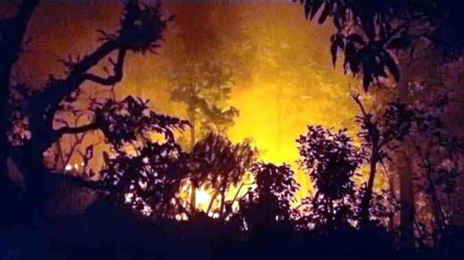 उत्तराखंड में आग